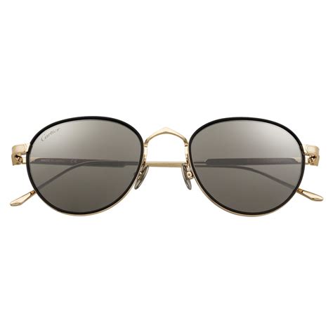 cartier titanium 140|Cartier Men's Round Titanium Sunglasses .